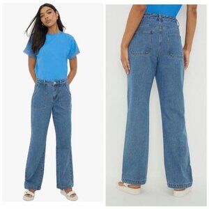 mod ref Women's Size small High Rise Mom Denim Jeans Medium Wash